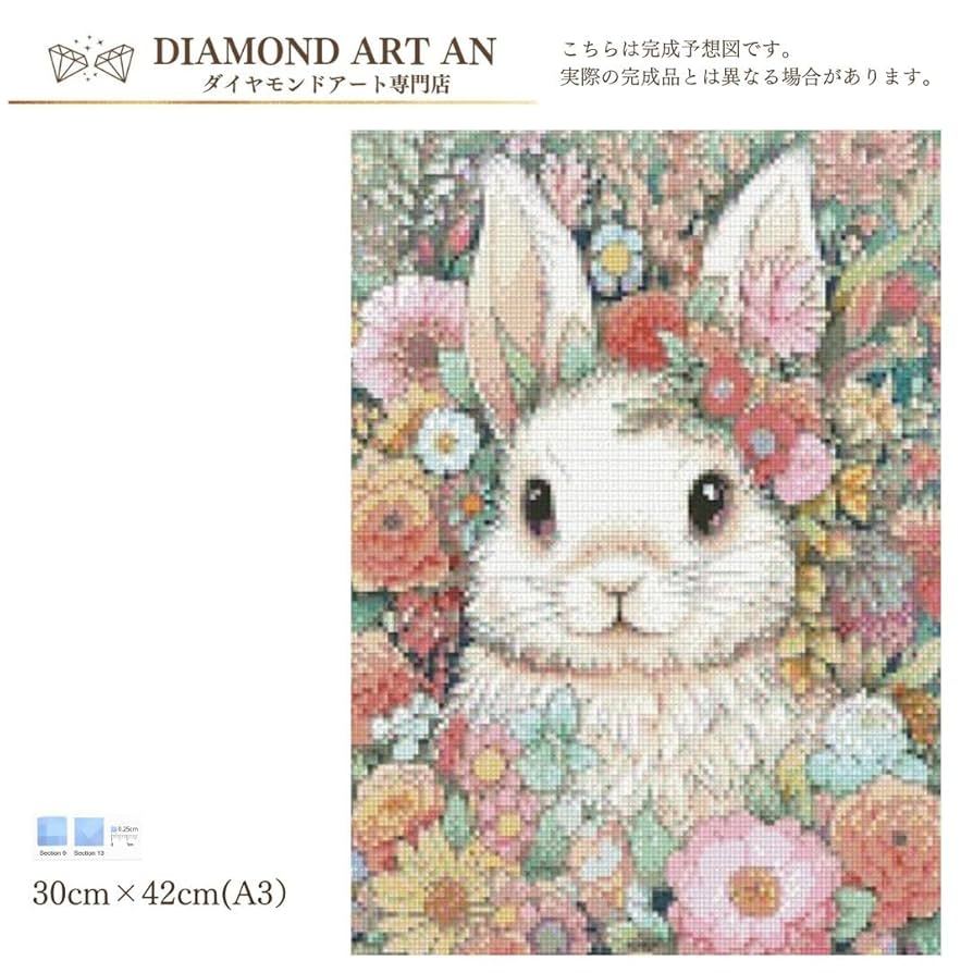 Amazon.co.jp: ダイヤモンドアート AN-diaart キット スクエア